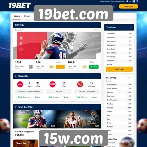 Avaliação da interface do usuário do site 19bet.com